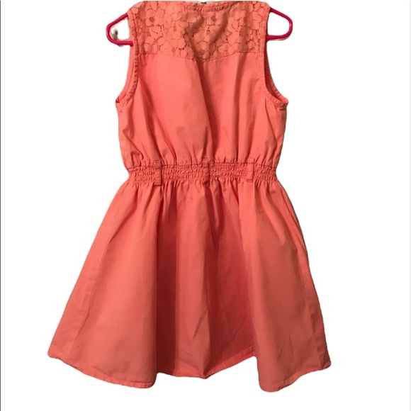 Guess Girl’s Pink Dress with Lace Detail Size 6X - Picture 5 of 5
